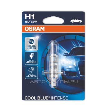 H1 12V- 55W (P14,5s) (  -..) Cool Blue Intense ( 1.) 64150CBI-01B